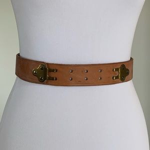 L.L.Bean leather handmade BIANCHI vintage rifle sling belt size 26